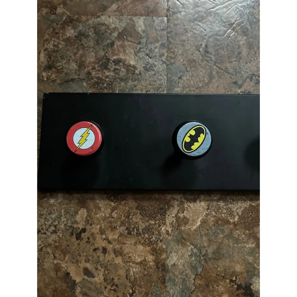 Open Road Brands Justice League DC Comics Coat Rack Book Bag Hanger Hooks